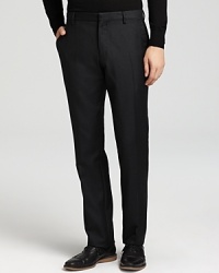 Enhance your work wardrobe with perfectly tailored trousers from Burberry London.