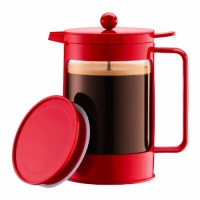 Bodum Bean Ice French Press 1-1/2 Litre Iced Coffeemaker, 51-Ounce, Red