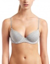 ck one Women's Cotton Push Up, Grey Heather, 36C