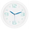 DecoMates Non-Ticking Silent Wall Clock - Fresh Mint (Crystal Blue)