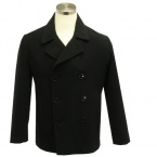 Kenneth Cole Reaction Men's Double-Breasted Jacket Black Size XL