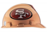 MSA Safety Works 818440 NFL Hard Hat, San Francisco 49ers