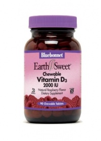 Bluebonnet EarthSweet Chewable Vitamin D3 2000 IU - 90 chewables