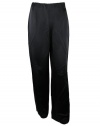 Lafayette 148 Womens Black Flat Semi Wide Straight Leg Pants 2