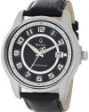 Bulova Men's 96B127 Precisionist Claremont Black Leather Watch