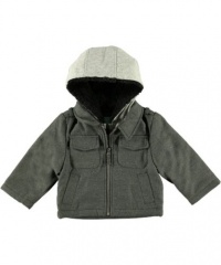 London Fog Graham Insulated Jacket (Sizes 12M - 24M) - gray, 24 months