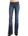 7 For All Mankind Women's Lexie A Pocket Flare Exaggerated Bootleg Jean in New york Dark