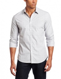 Calvin Klein Sportswear Men's Long Sleeve Plaid Poplin Woven Shirt