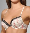 Calvin Klein Women's Perfectly Fit Bouquet Push Up Bra, Geisha Fan Print, 36c