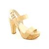 Michael Kors Ivana Sandal Open Toe Platforms Sandals Shoes Nude Womens