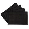 Benson Mills Bali Bamboo Placemats, Black, Set of 4