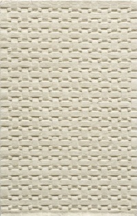 Area Rug 2x3 Rectangle Contemporary Ivory Color - Momeni Metro Rug from RugPal