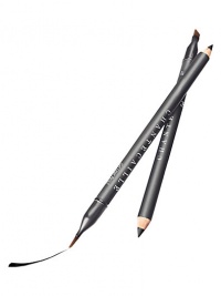 The first long-wearing gel eyeliner housed in a sustainable wooden pencil. One end contains a long-wearing smooth gel for perfect definition. The other includes a multi-purpose brush that can draw a clean, precise line or can create a smoky eye. 