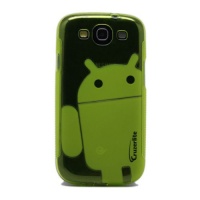 Androidified CruzerLite TPU Case for Samsung Galaxy S III - Translucent Green