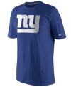 Go big! Display your love for the New York Giants loud and proud in this oversized-logo t-shirt from Nike.