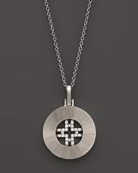 Geometric and bold, four brilliant diamond Hs combine to create this Signature Pendant from India Hicks.