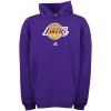 Los Angeles Lakers adidas Purple Primary Logo Hooded Sweatshirt