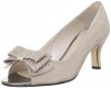 Caparros Women's Bouvier Peep-Toe Pump,Nude,8 M US