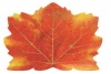 Creative Converting Fall, Thanksgiving Maple Leaf Shaped Placemats, 25 per Package