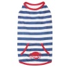 Zack & Zoey Polyester/Cotton Beachcomber Dog Tank Top, Large, Nautical Blue