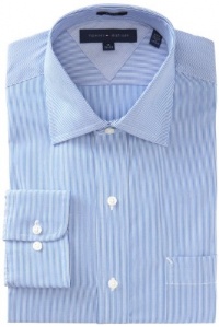 Tommy Hilfiger Men's Slim Fit Microstripe Dress Shirt