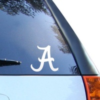 NCAA Alabama Crimson Tide White Wordmark Decal