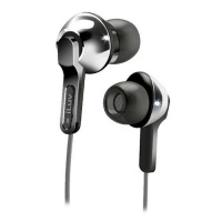 iLuv iEP322SIL City Lights In-Ear Earphones - Ultra Bass - Silver