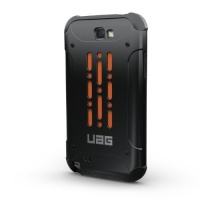 Urban Armor Gear UAG-GLXN2-BLK/BLK-VP Composite Case with Impact Resistant Bumpers and Screen Kit for Samsung Galaxy Note 2 - Black