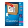 Avery Shipping Labels for Laser Printers, 8.5 x 11 Inch, White, Box of 100 (5165)