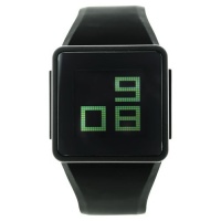 Nixon Men's A137-007 Stainless Steel Digital with Black Dial Watch