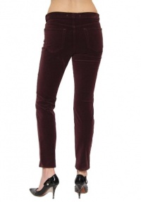 Women's J Brand Mid Rise 11 Skinny Leg Velvet Jean in Wine