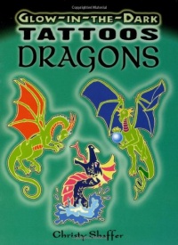 Glow-in-the-Dark Tattoos Dragons (Dover Tattoos)