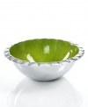 Simply Designz Serveware, Parisian Blue Fluted Salad Bowl