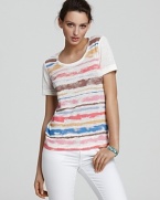 Gerard Darel Multi Stripe Tee