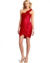 BCBGMAXAZRIA Women's Gathered Jersey Dress