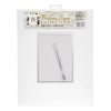 Darice VL64 Autograph Mat Frame with Pen, White/Silver