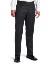 Kenneth Cole Reaction Men's Mini Herringbone Straight Fit Flat Front Dress Pant