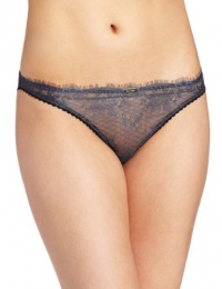 Calvin Klein Women's Eyelash Chantilly Lace Bikini