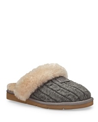 What's cozier than cableknit and shearling? These soft slippers are your best winter style statement. By UGG® Australia.