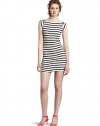 French Connection Women's Scott Stripe Capsleeve Dress