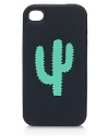 Showcase your iPhone in this clever silicone case from Jack Spade, featuring a cartoon-inspired cactus image on the back.