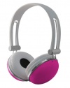 Sentry HO276 Retro High Performance Stereo Headphones, Pink