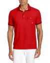 Nautica Men's Short Sleeve Chest Pocket Polo