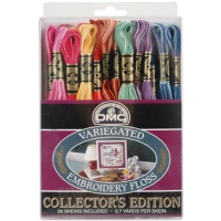 DMC F25PK36 Variegated Embroidery Floss, Assorted, 36-Pack