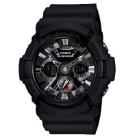 Casio Men's GA201-1 G-Shock Shock Resistant Black Resin Analog Sport Watch