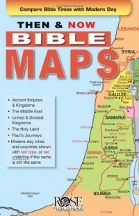 Then and Now Bible Maps - Fold out Pamphlet