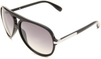 Marc by Marc Jacobs MMJ276/S Sunglasses - 0D28 Shiny Black (IC Gray Mirror Gradient Silver Lens) - 60mm