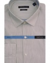 Van Heusen Men's Long Sleeve Slim Fit Dress Shirt, Grey Pearl