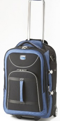 Travelpro Luggage T-Pro Bold 25 Inch Expandable Rollaboard Bag, Black/Blue, One Size