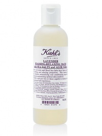 Historically, Lavender and Dead Sea Salts have been used because of their soothing and relaxing properties. This foaming-relaxing bath also contains moisturizing and conditioning ingredients that are beneficial in maintaining optimal skin condition. 8.4 oz. 